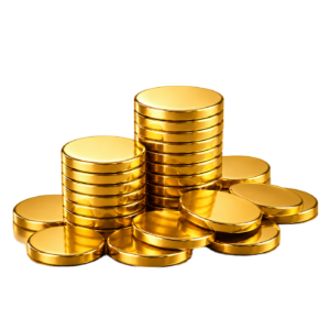 Gold credit coins